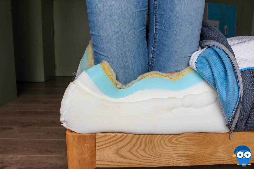 enfoncement matelas simba hybrid pro